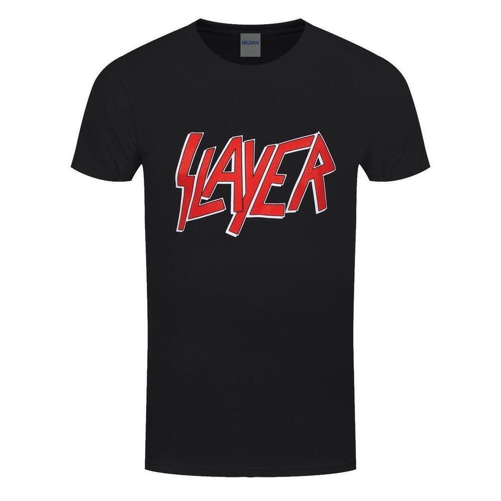Slayer Classic Logo Mens Black Tshirt